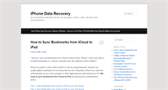 Desktop Screenshot of iphone-data-recovery.net