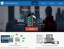Tablet Screenshot of iphone-data-recovery.com